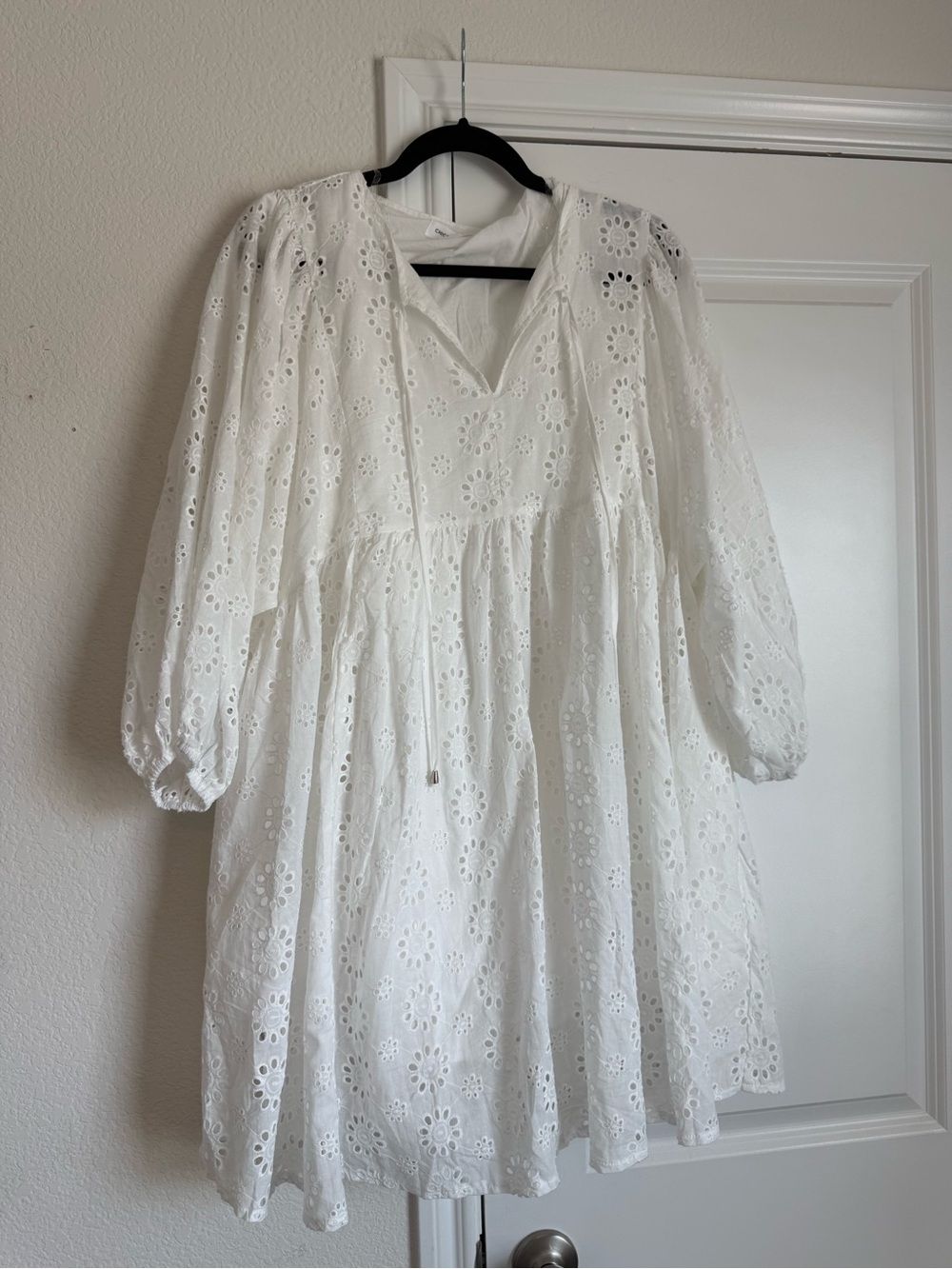 Chic soul eyelet dress